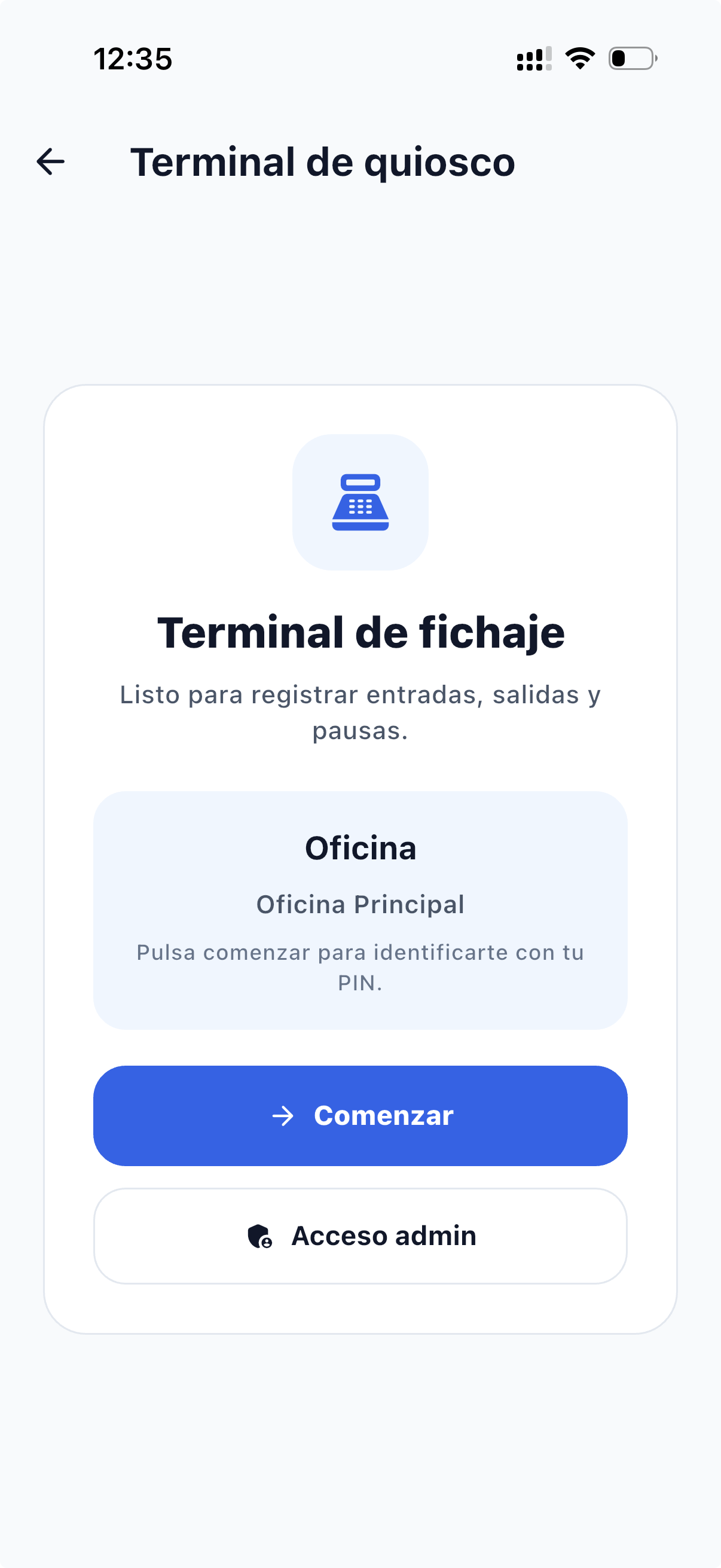 Terminal activado y listo