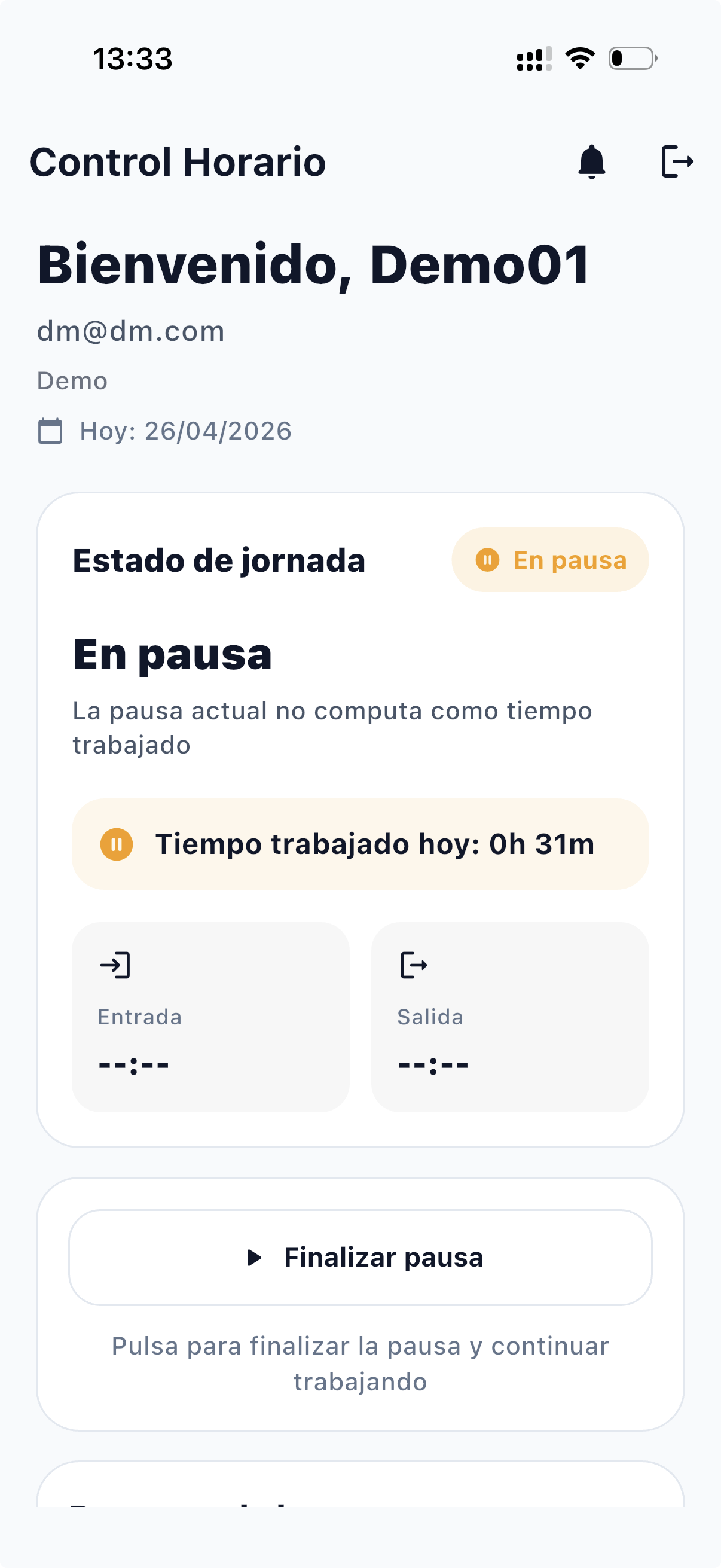 Estado: En pausa